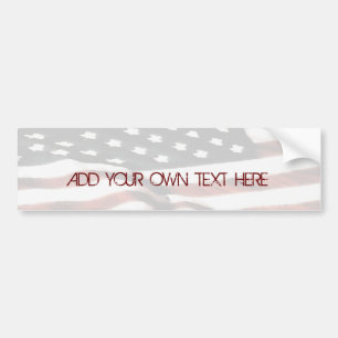 Customised This Liberty Flag Bumpersticker Bumper Sticker