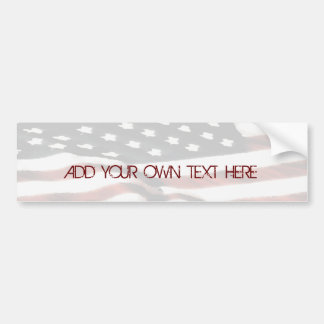 Customised This Liberty Flag Bumpersticker Bumper Sticker