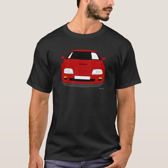 Customised  Toyota Supra Car T shirt (Front)