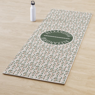 Customised Traditional Celtic Pattern Yoga Mat