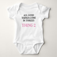 Customised Triplets Gift, Change Number & Colour,