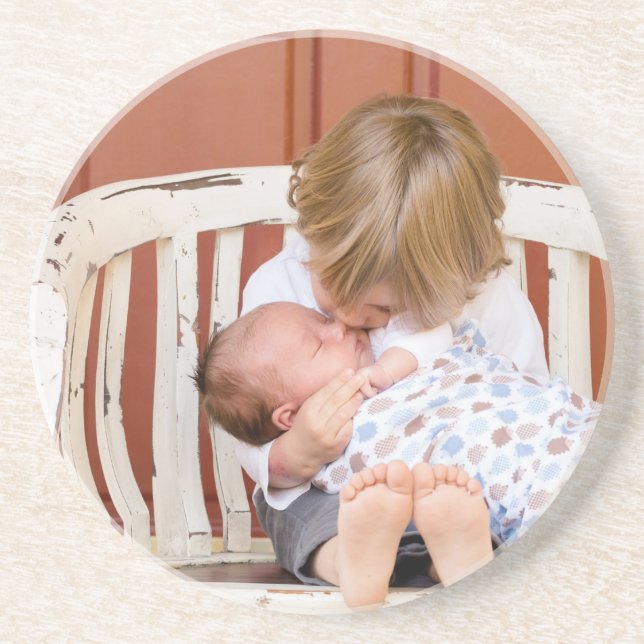 Customised Two Sided Photo Personalised  Coaster (Front)