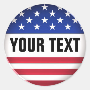 Customised USA Sticker