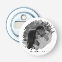 Customised Valentines Day Modern Photo Couple