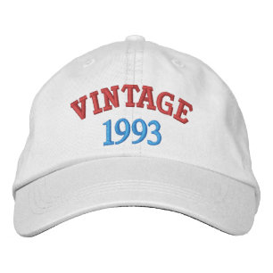 Customised Vintage Embroidered Baseball Cap