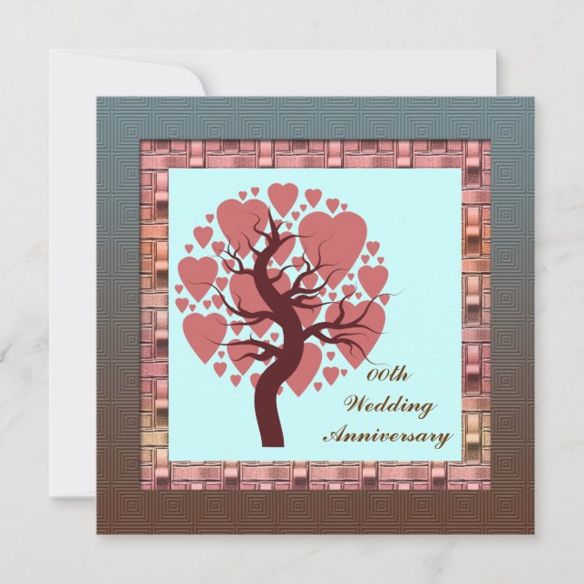 Customised Wedding Anniversary Party Invitation (Front)