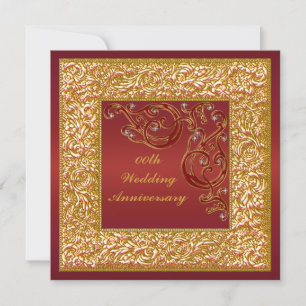 Customised Wedding Anniversary Party Invitation