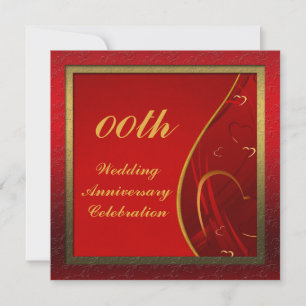 Customised Wedding Anniversary Party Invitation