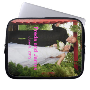 Customised Wedding Laptop Sleeve
