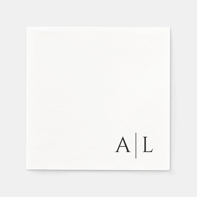 Customised wedding napkins (Front)