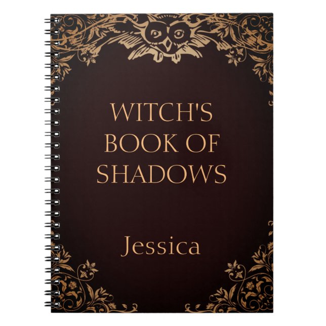 Customised Wicca Book Of Shadows Notebook (Front)