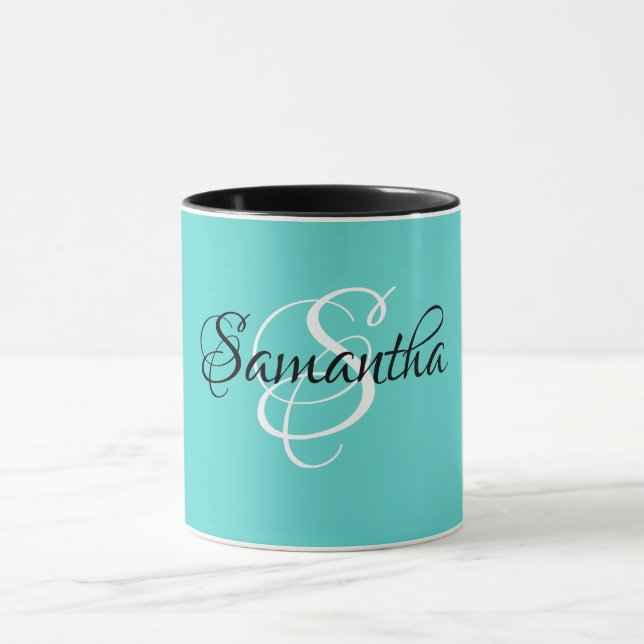 Customised with Your Name & Initial - Mug (Center)