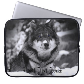 Customised Wolf Laptop Case