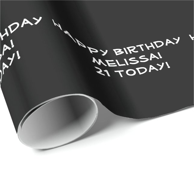 Customised Wrapping Paper -  Add Your Own Message! (Roll Corner)