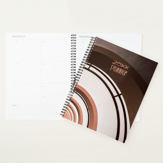 Customised Year Brown Planner (Display)