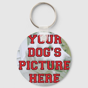 Customised Your Dog's Photo Key Ring