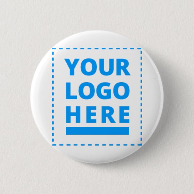 Customised Your Logo Here Button (Front)