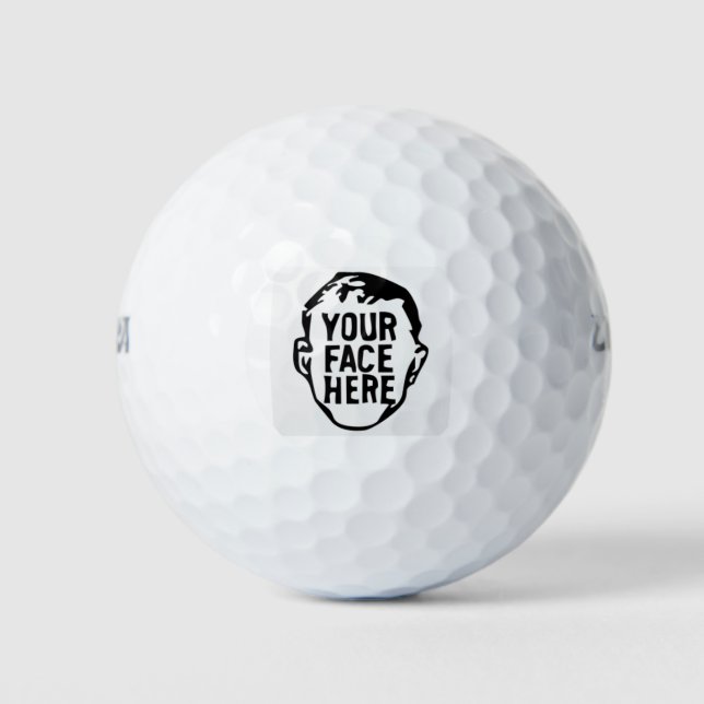 Customised Your Logo Here Golf Balls (Front)