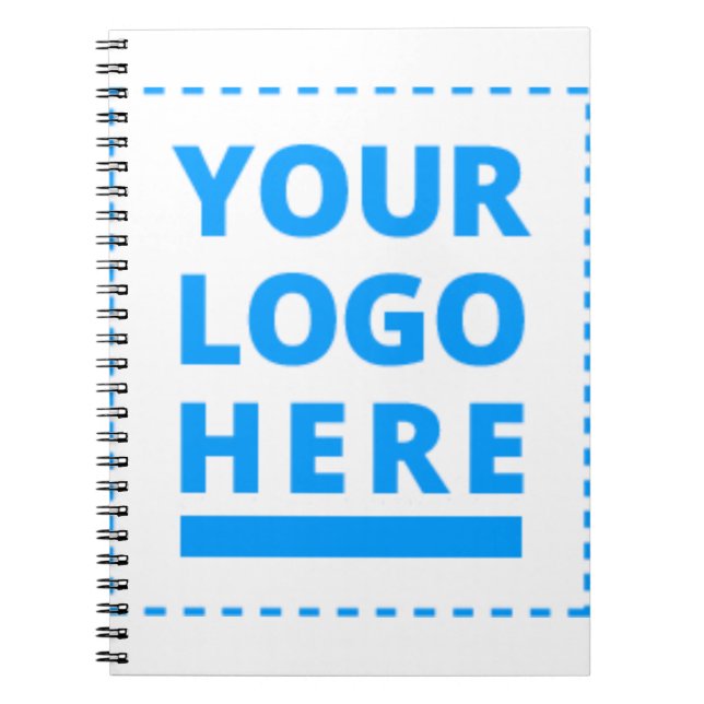 Customised Your Logo Here Notebook (Front)