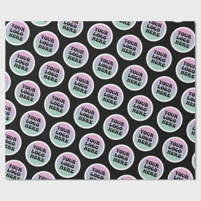 Customised your logo here  wrapping paper (Flat)