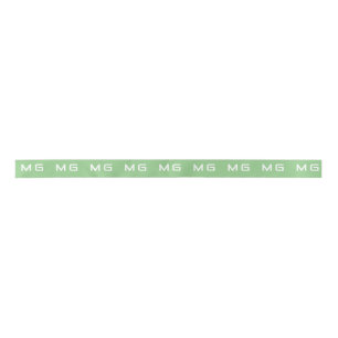 Customised Your Own Brand Logo GreenColour Ribbon  Satin Ribbon