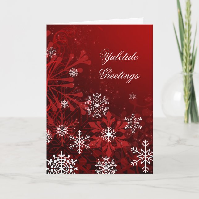 Customised Yuletide Christmas Card (Front)