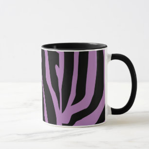 Customised Zebra Print Stripes Pattern Mug