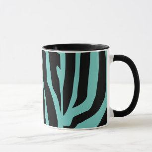 Customised Zebra Print Stripes Pattern Mug