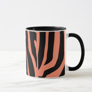 Customised Zebra Print Stripes Pattern Mug