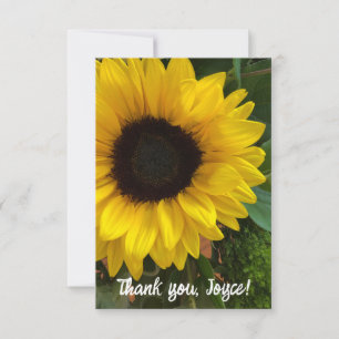 Customizabe Cheerful "Thank You" Card