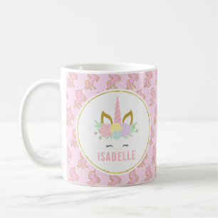 Customizabele Unicorn Hot Chocolate Mug for Kids