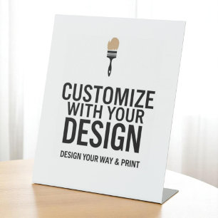 Customizable 10x12" Blank Event Display Sign 