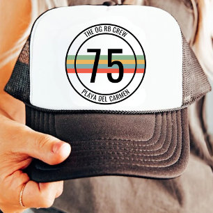 Customizable 15th 20th 30th 40th 50th 60 Birthday Trucker Hat
