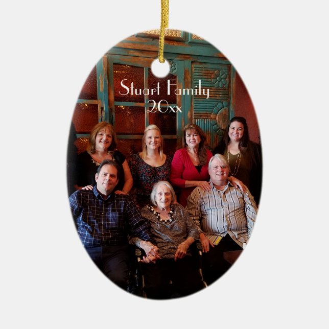 Customizable 2-sided Christmas Ornament (Front)