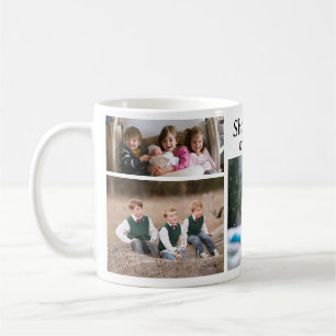 Customizable 4 Photo Coffee Mug