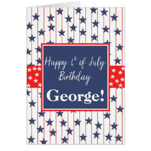 Customizable 4th of July Birthday