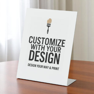 Customizable 8x10" Blank Event Display Sign 