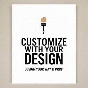 Customizable 8x10" Blank Event Display Sign 