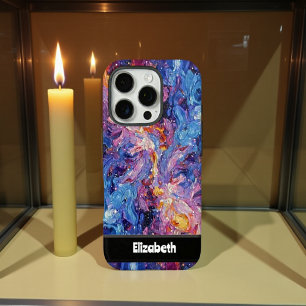 Customizable Abstract Floral Phone Cover
