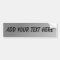 CUSTOMIZABLE - ADD YOUR TEXT (Silver Background)