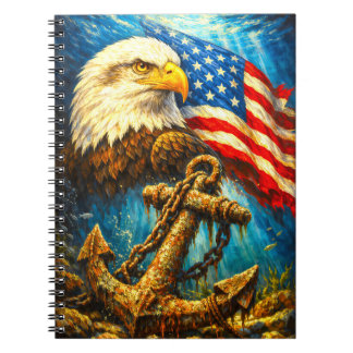 CUSTOMIZABLE AMERICAN EAGLE NOTEBOOK