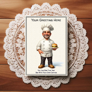 Customizable Any Occasion Cooking / Chef Postcard