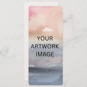 Customizable Artist Bookmark Template
