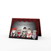 Customizable Bachelorette Kitty Valentine