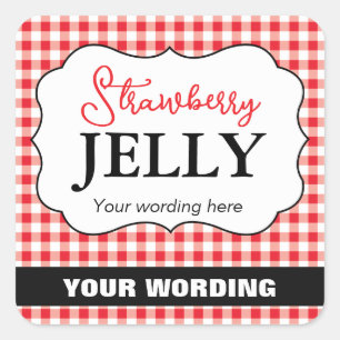 Customizable Baked with Love Label HM003_18sqv1