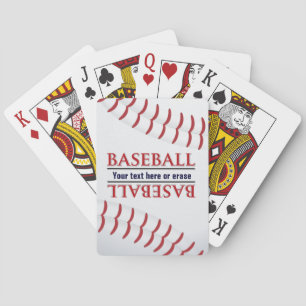 Customizable Baseball Playing Cards