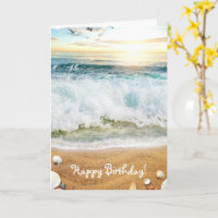 CUSTOMIZABLE BEACH DAY BIRTHDAY CARD