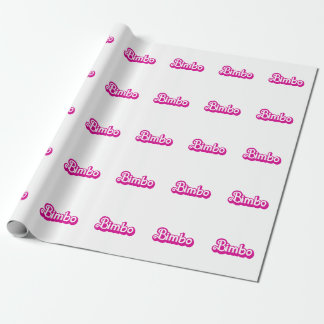 Customizable Bimbo Wrapping Paper