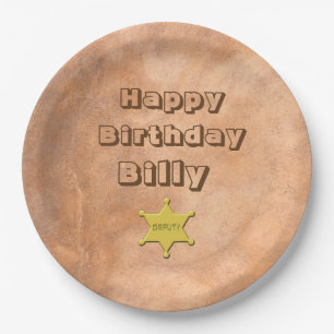 CUSTOMIZABLE BIRTHDAY PAPER PLATE