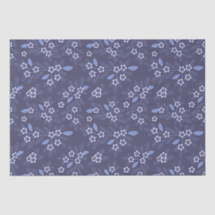 Customizable botanical floral pattern Tissue Paper